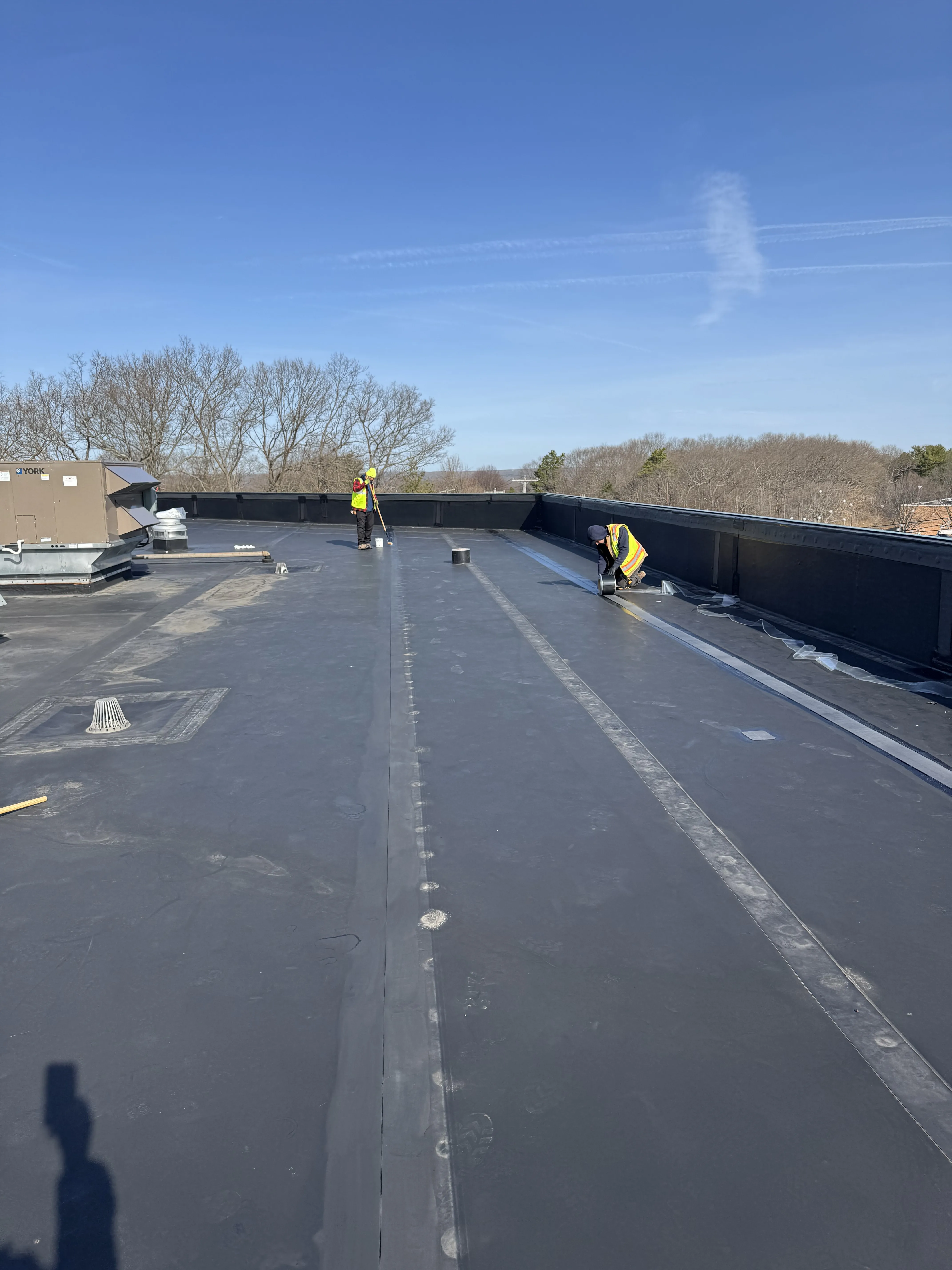 CCM Roofing commercial roof repair work